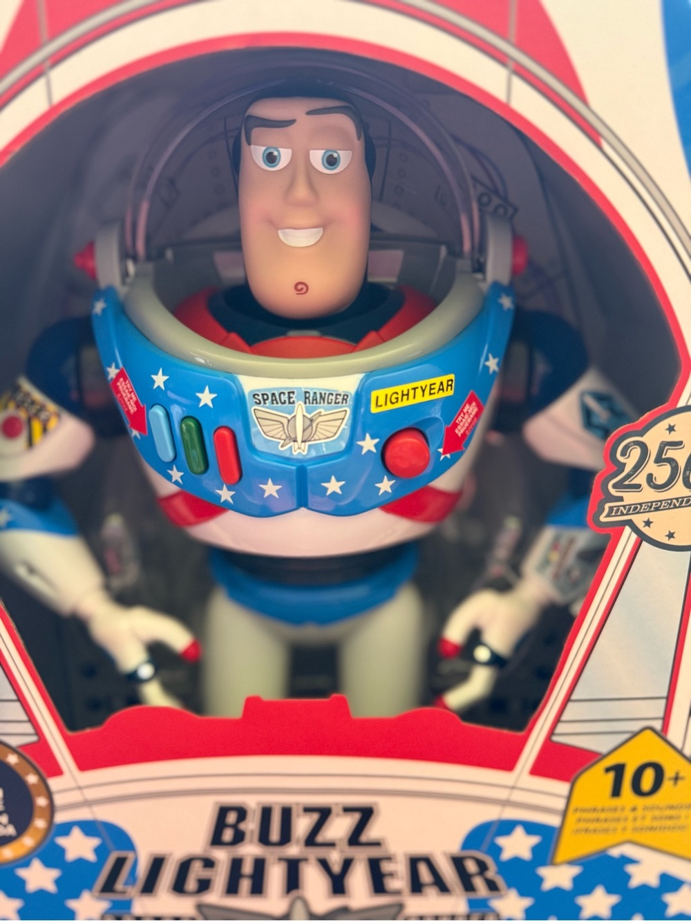Disney Pixar Buzz Light Year 250th Anniversary Talking Action Figure - Picture 3 of 8